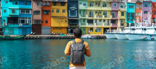 Preview: man traveler visiting in Taiwan
