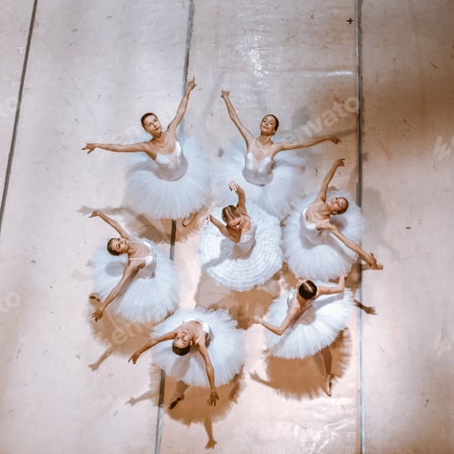 Preview: The seven ballerinas on floor