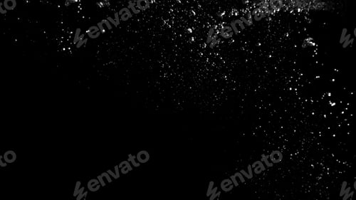 Preview: Blurry images of real soda bubbles floating and splashing up