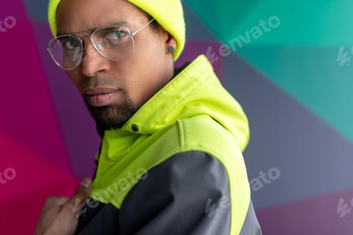 Preview: stylish afro man