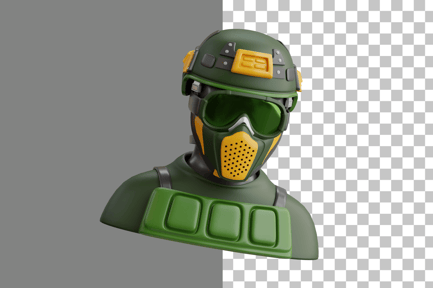 Preview: Paintball Costume 3D Icon