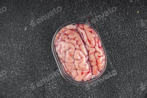 Preview: pork brains raw edible offal meat fresh food tasty fresh healthy eating cooking appetizer meal food