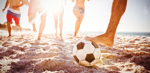 Preview: Friends playing football