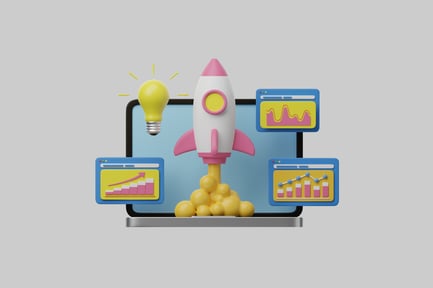 Preview: Startup rocket and business analytics