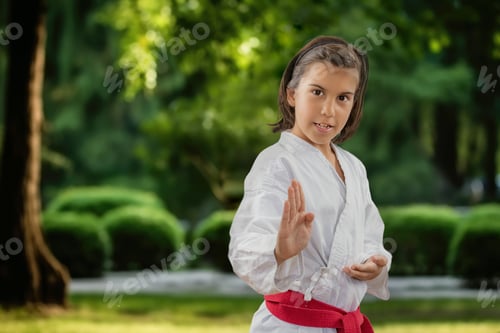 Preview: Karate boy showcases skills in the park