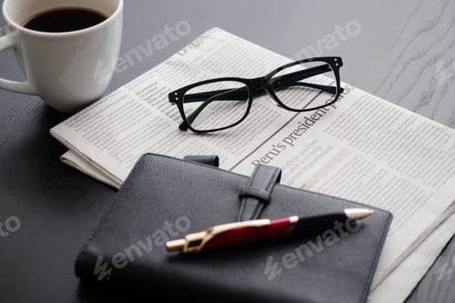 Preview: English-language newspapers and business accessories