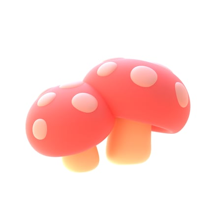 Preview: Mushroom 3D Icon