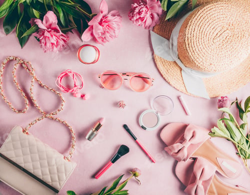 Preview: Summer fashion flat lay