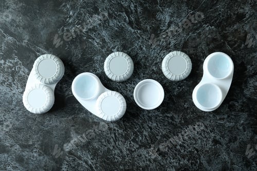 Preview: Concept of contact lenses for eyes, health care
