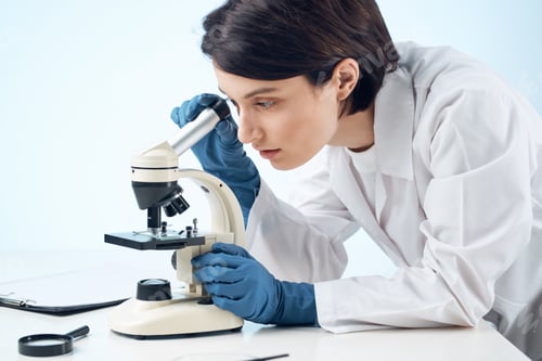 Preview: scientist research biology ecology experiment analysis light background