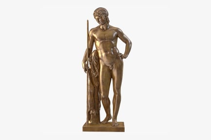 Preview: Adonis with Rabbit: Hellenistic Bronze Statue