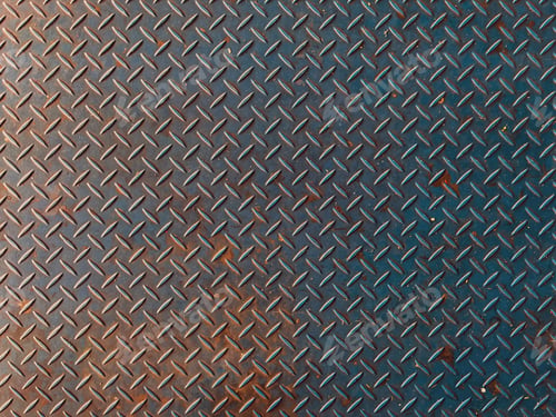Preview: Old steel plate floor for abstract background.