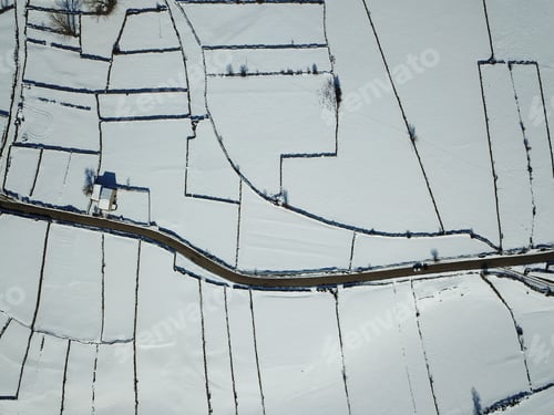 Preview: Aerial view of the field carved out after a strong Nevada