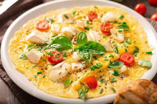 Preview: Eggs omelette with vegetables