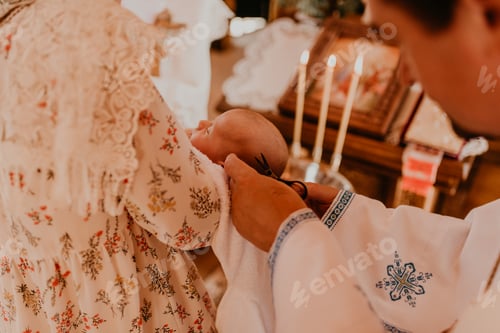 Preview: rite of sacrament of epiphany child baby in church