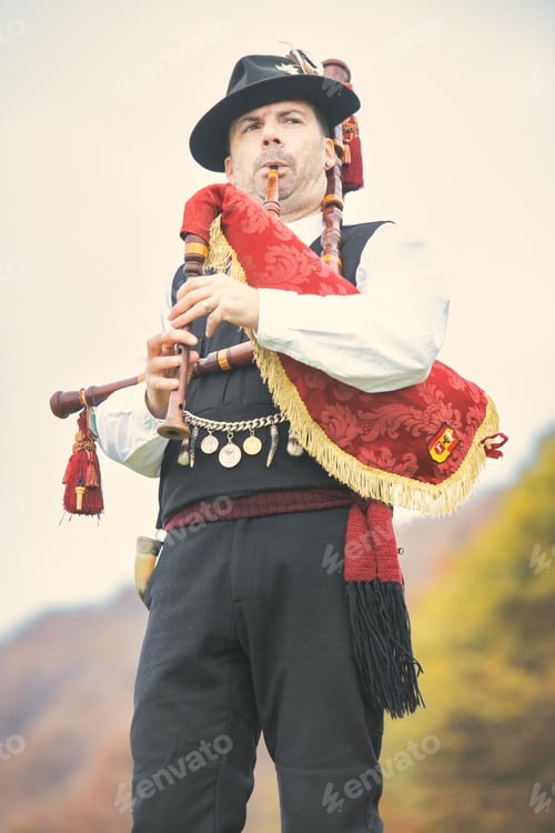 Preview: Traditional baguette player from Northern Italy