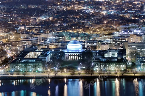 Preview: Nightime View Of Cambridge, Massachusetts