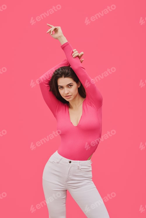 Preview: Seductive beautiful young girl portrait