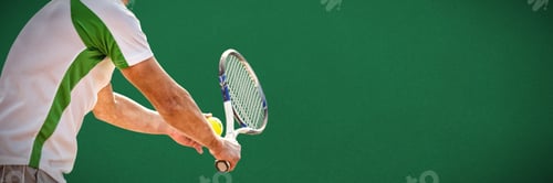 Preview: Composite image of tennisman