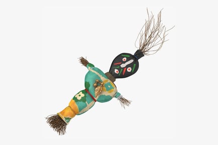 Preview: Ornate Voodoo Doll with Embroidered Features