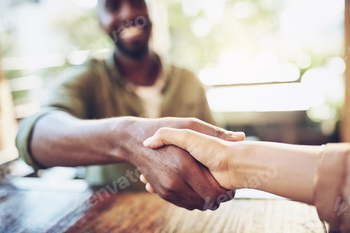 Preview: Being kind wont cost you a cent. Cropped shot of two people shaking hands.