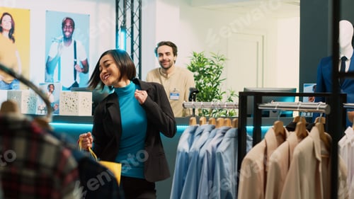 Preview: Asian client doing dance moves and feeling silly