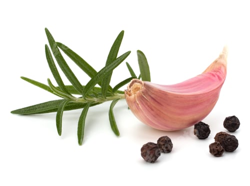 Preview: Garlic clove and rosemary leaf