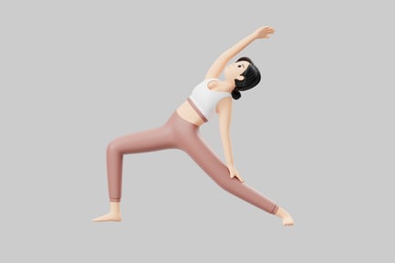 Preview: Woman in yoga pose