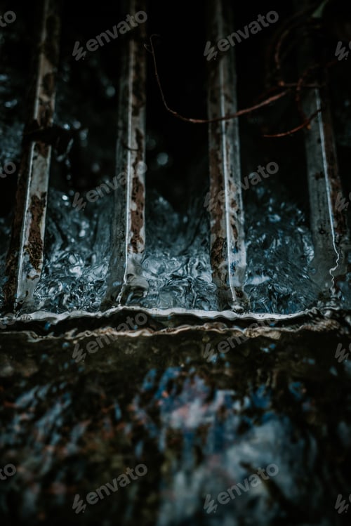 Preview: Water pouring through the sewage
