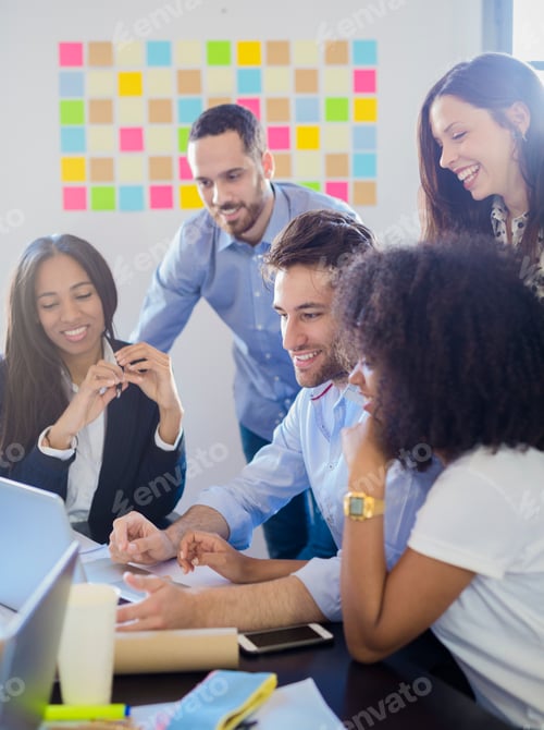 Preview: Business people having a meeting in office
