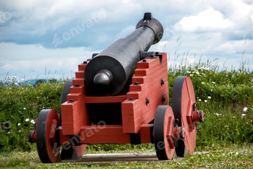 Preview: Cannon Kristiansten fortress in Trondheim, Norway