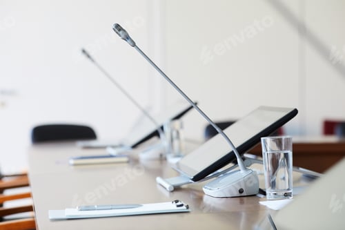 Preview: Table at conference room