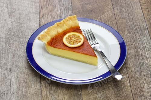 Preview: homemade lemon buttermilk pie