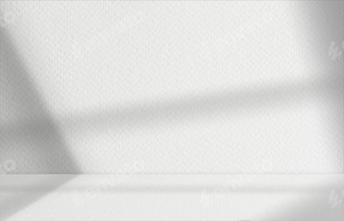 Preview: Background White Studio Room with Shadow,light on Wall Surface Texture for Product Present