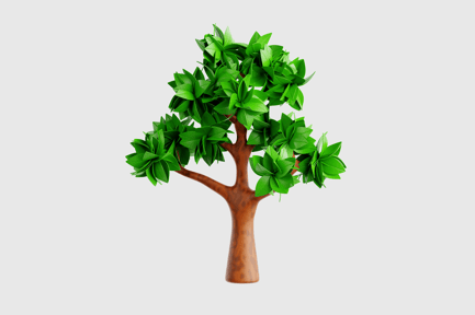 Preview: 3D Cartoon Tree