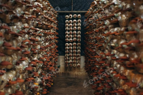 Preview: Mushrooms are growing on the farm. They are one of the most well-known agricultural products.