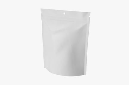 Preview: White Stand-Up Doypack Pouch