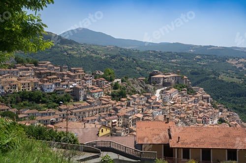 Preview: View of Muro Lucano, in Potenza province, Italy