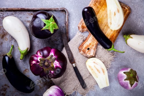 Preview: Eggplants are different. Vegetables.