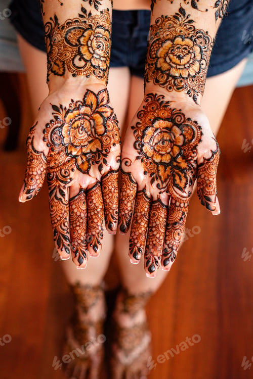 Preview: Henna reddish dye powdered leaves tree Egyptian Asian Indian Muslims Weddings