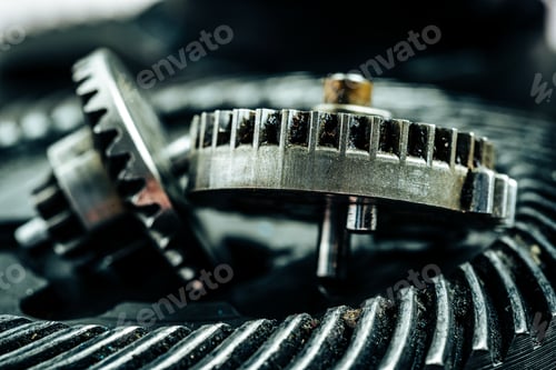 Preview: Gears from an old industrial machine