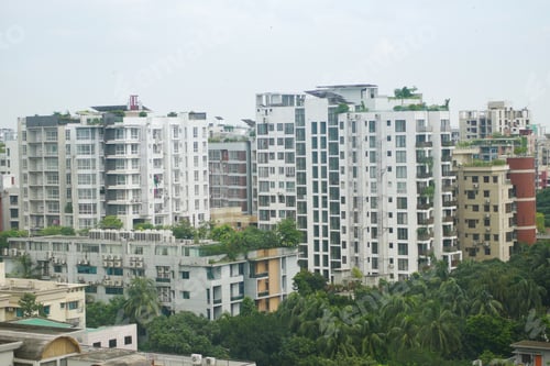 Preview: dhaka city buildings at sunny day