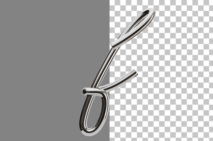 Preview: Chrome F 3D Icon