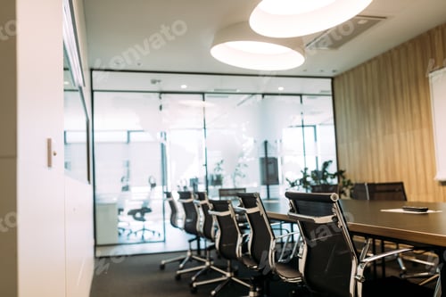 Preview: Business meeting room or board room interiors