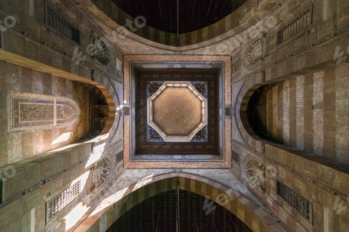 Preview: Abo Heriba mosque interior in Al Darb Al Ahmar, Islamic Cairo, Cairo, Egypt