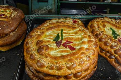 Preview: Fair sweet bread. Typical bread of the fairs in Mexico.