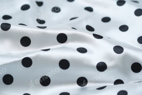 Preview: Polka Dot Fabric with Gentle Light and Folds