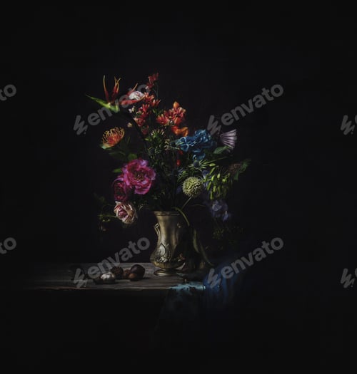 Preview: Romantic flower composition