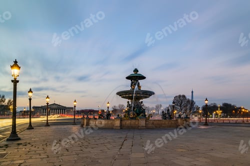 Preview: Fontaine Place de la Concorde in Paris France