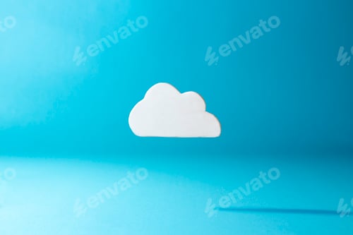 Preview: Cloud Icon Made of Clay